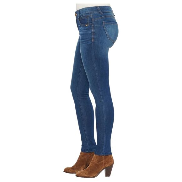 Democracy Jeans Womens 6 Ab Solution Jegging Booty Lift Mid Rise Skinny Blue - Picture 15 of 16